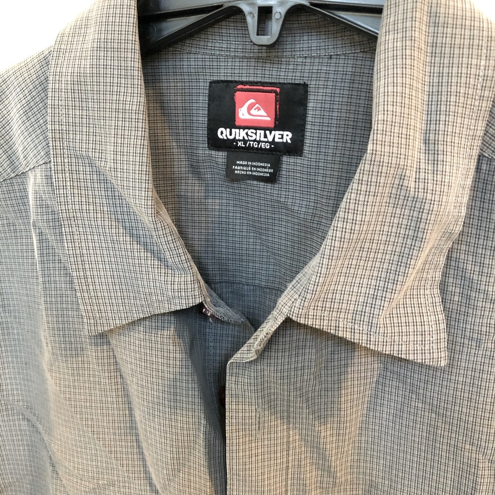 Nice Quiksilver Button Down Shirt XL